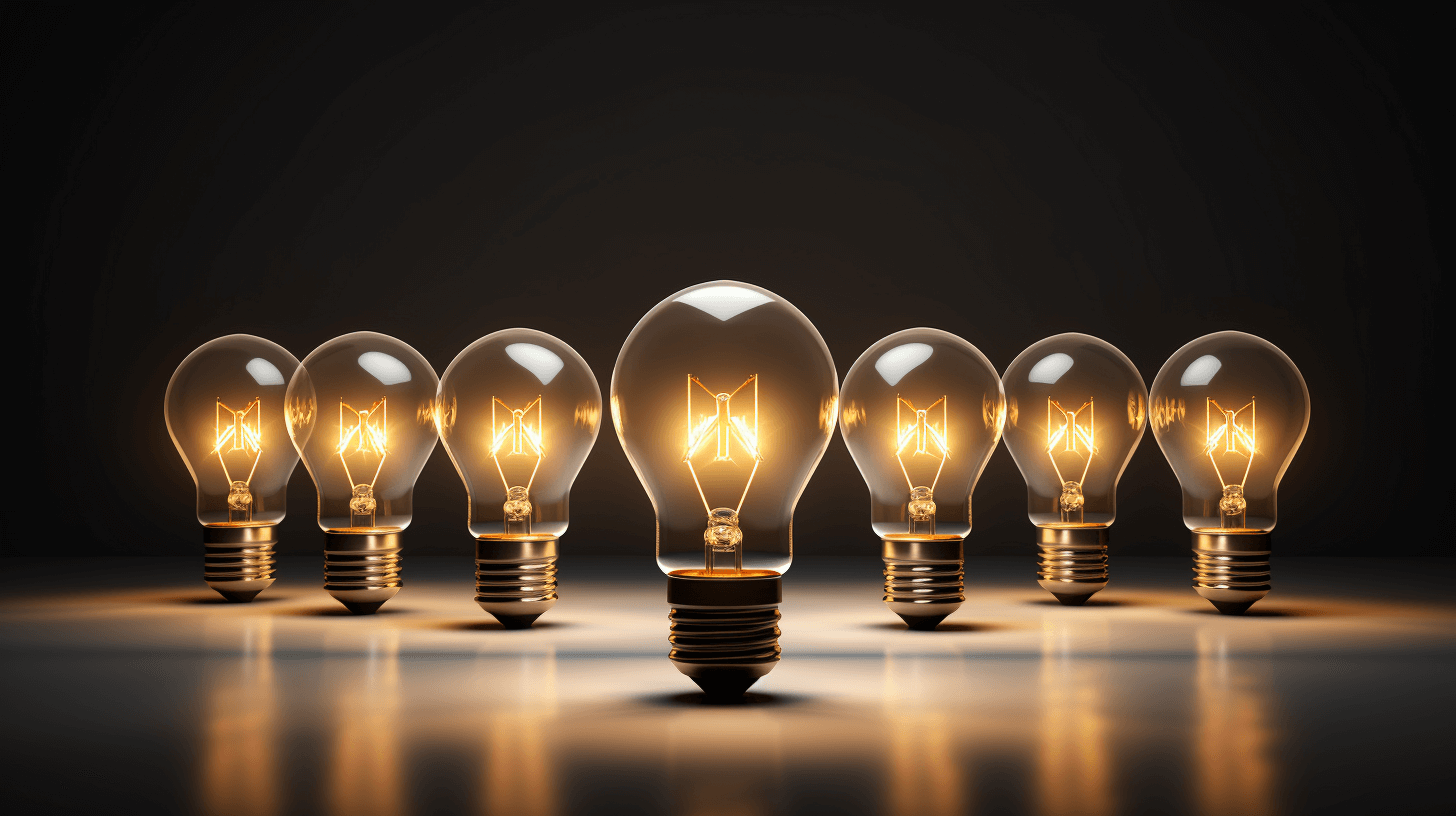Featured image of a bright light bulb representing a unique, ingenious idea yielding greater returns.